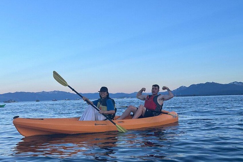10AM-1PM Tandem Kayak 3 HR Rental South Lake Tahoe for 2 People 5