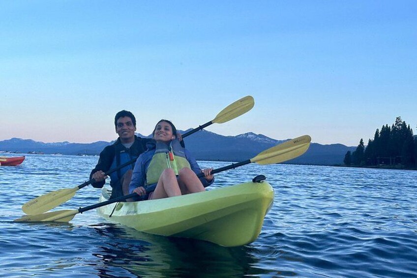 10AM-1PM Tandem Kayak 3 HR Rental South Lake Tahoe for 2 People 4