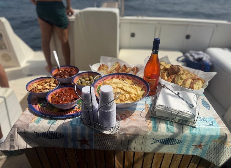 Picture 9 for Activity From Trapani: Favignana & Levanzo Mini-Yacht Tour with Lunch 2