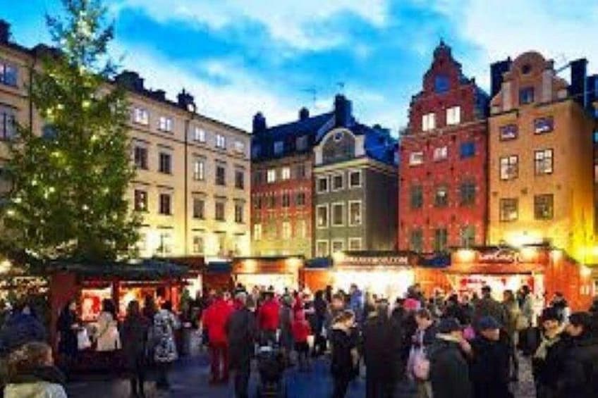Stockholm Old Town, Stortorget with its annual Christmas Market. 5