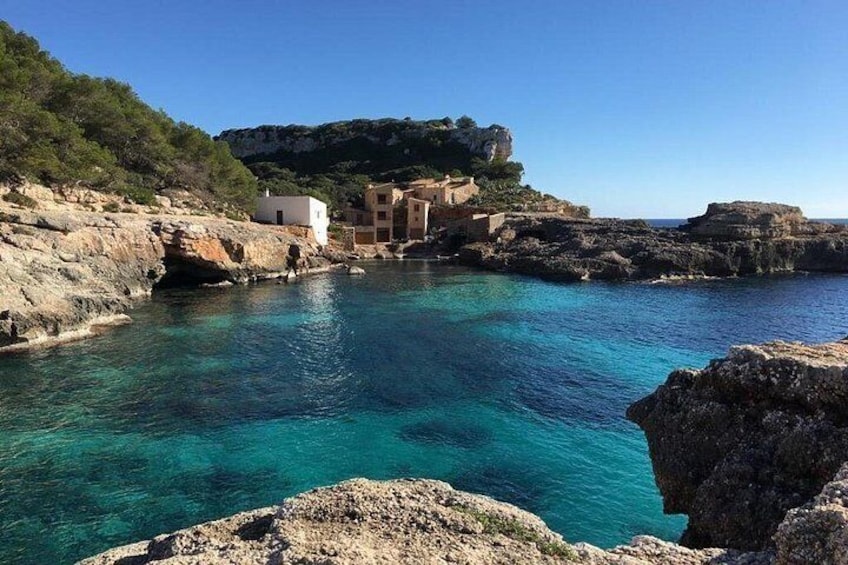 Boat tour Cala Figuera, Es Pontas, Caló de Moro, Cala Marmols 3