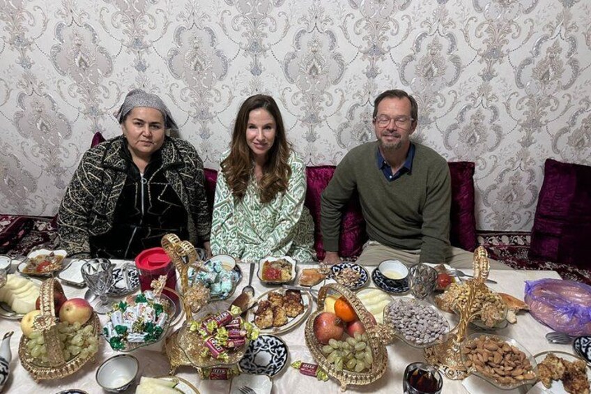 COOKING PLOV+1 meal in Samarkand, visit baking bread, local life. 2