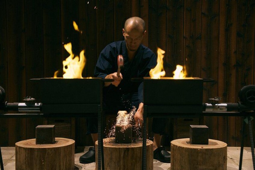 Authentic Ninja Weapon Forging Experience in Kyoto 5
