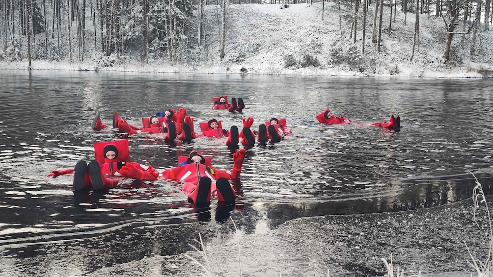 Picture 15 for Activity Daytime Ice Floating Rovaniemi, Frozen Lake Experience 3