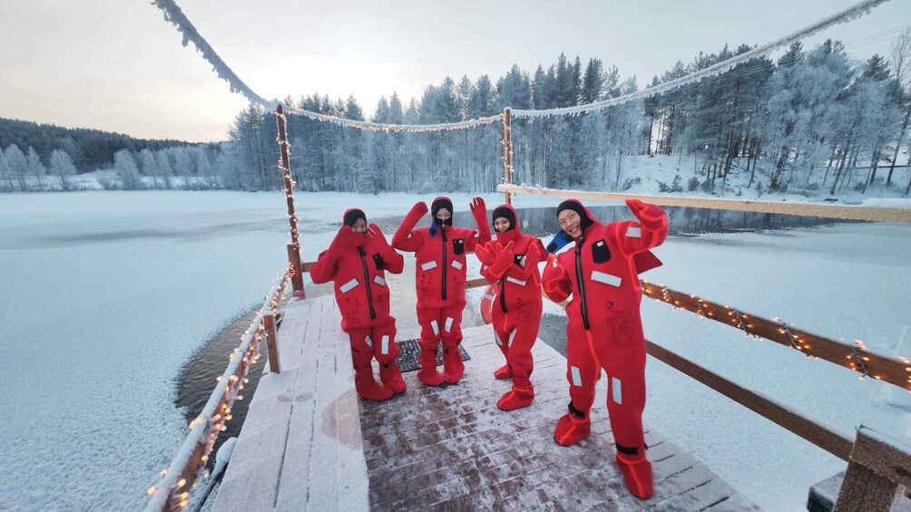 Picture 12 for Activity Daytime Ice Floating Rovaniemi, Frozen Lake Experience 2