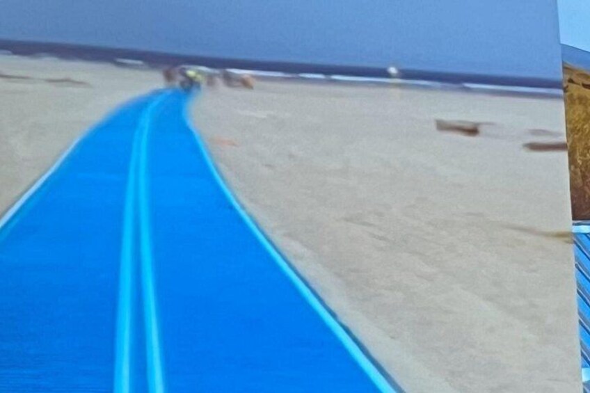 Find out where you can reserve a wheelchair to take a stroll on the beach. 5