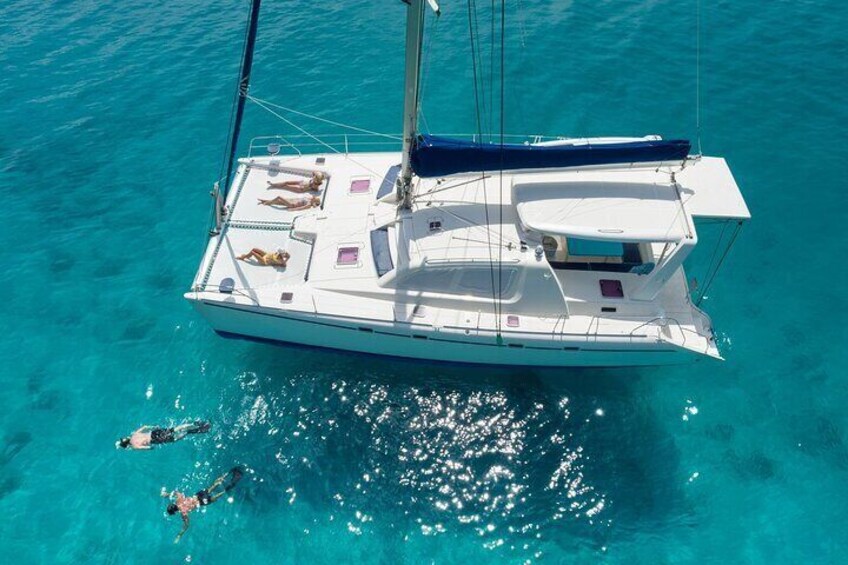 A day on a catamaran from Ibiza to Formentera