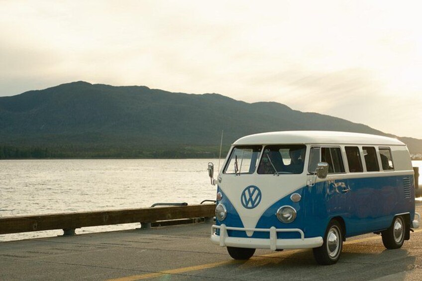 Our '67 VW Van holds up to 6 passengers. 1