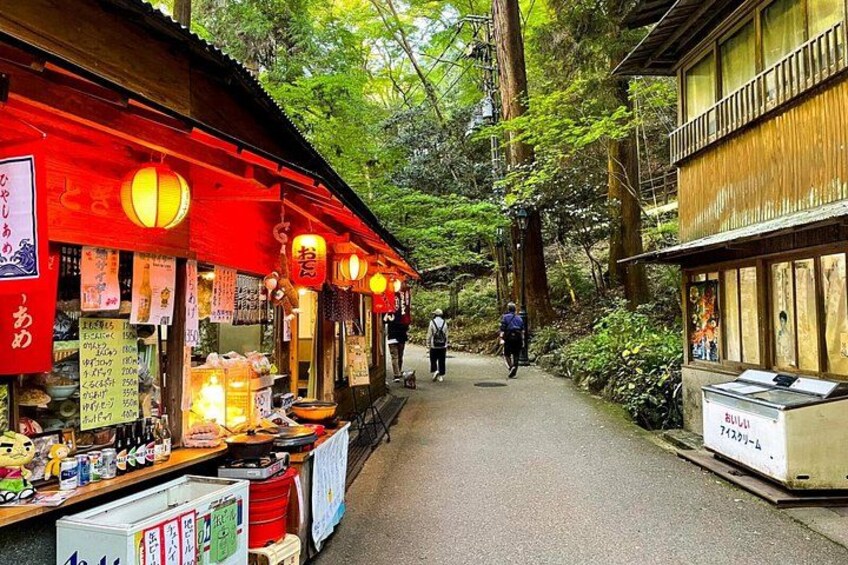 Snack shop near Minoh falls 3