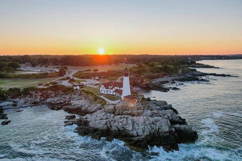Sunset Lighthouse Cruise Along Casco Bay 1