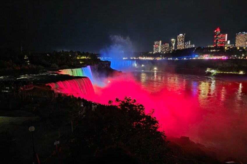 Niagara State Park Sunset Tour with Falls Illumination/fireworks 4