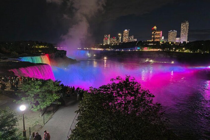 Niagara State Park Sunset Tour with Falls Illumination/fireworks 5