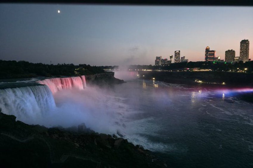 Niagara State Park Sunset Tour with Falls Illumination/fireworks 2