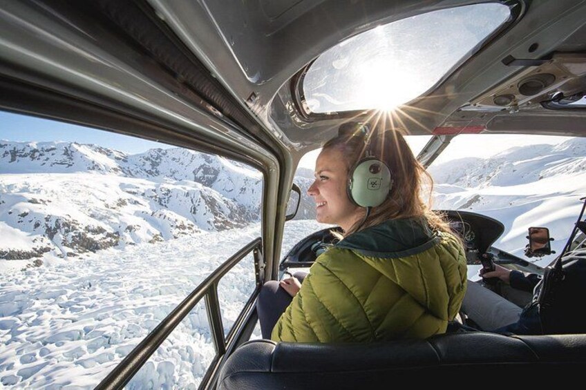 Scenic views from inside helicopter 2