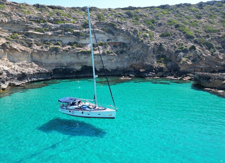 From can Pastilla : Sailing boat trip with Food & Drinks 1