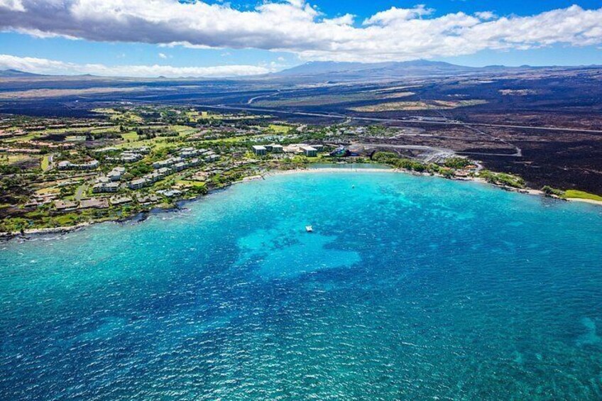 Kona's diverse beauty from the skies over 'Anaeho'omalu Bay 2