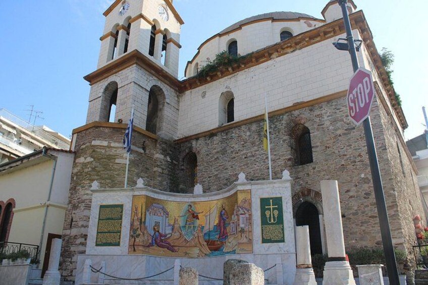 Apostle Paul Mosaic at Saint Nicolas church 2