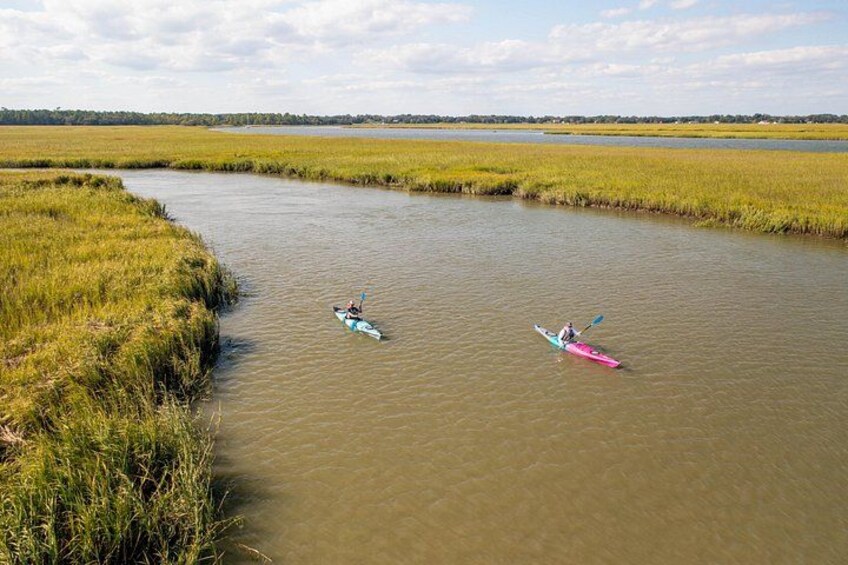 Dolphin Kayak Tour on Folly Beach 2