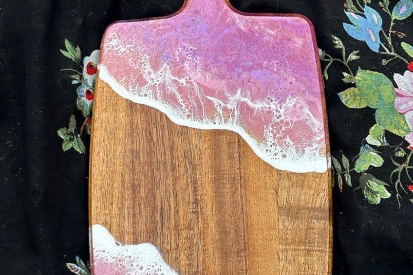 Make your own Maui Souvenir/Ocean resin class 2