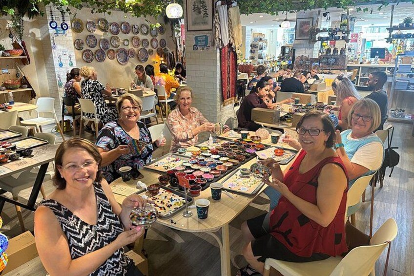 Mosaic Art Classes: Turkish Lamp Workshop 5