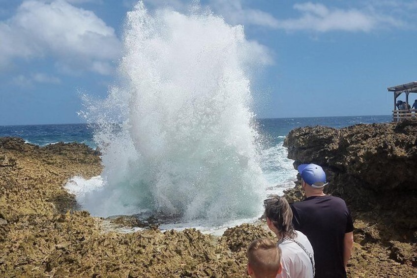 Blowhole at shete boka national park 5