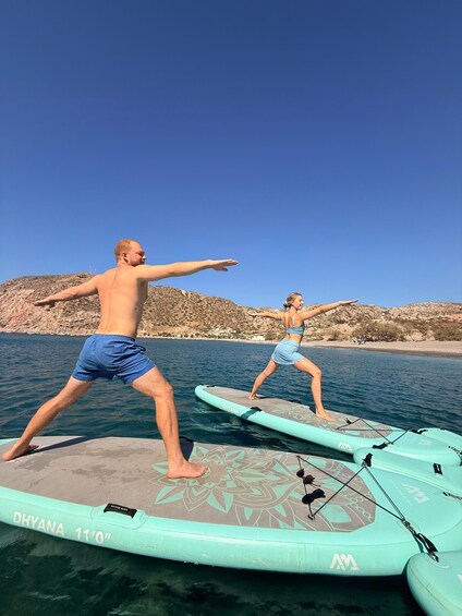 Sup Yoga in Milos Island 1