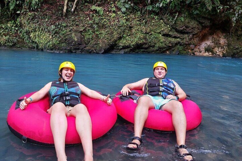 Tubing in Rio Celeste 1