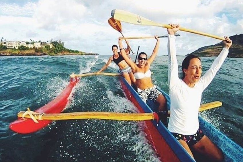 Unforgettable Canoe Surfing at Kalapaki Beach. 5