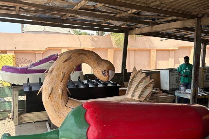Half Day Fantasy Coffins and Art Tour in Accra. 1