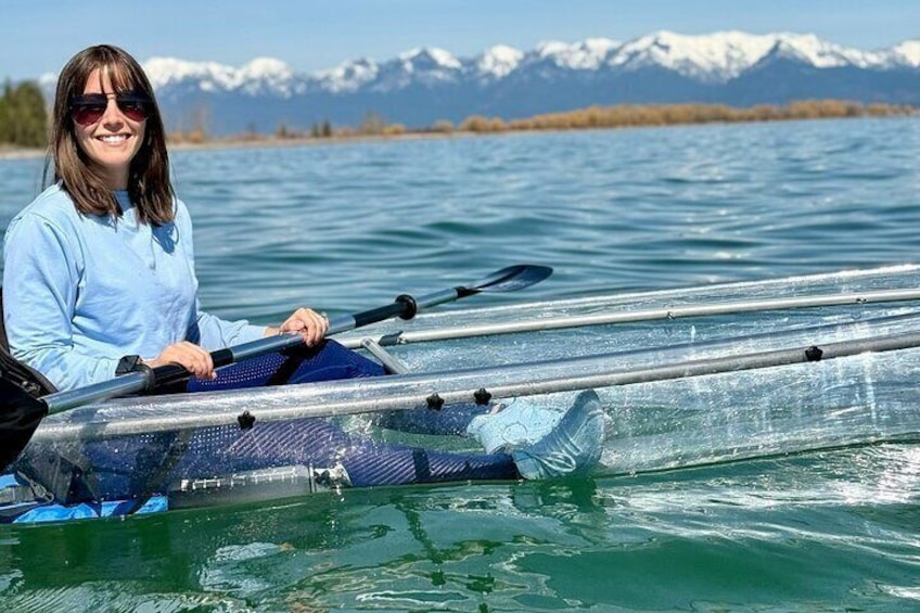 Clear Kayaking in Flathead Lake
