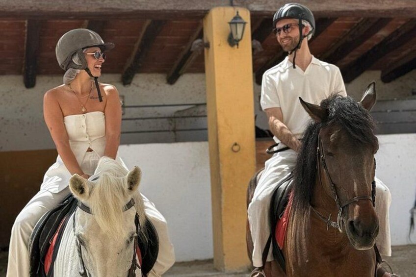 From Barcelona: PRIVATE Horseback Riding and Tapas Brunch 2