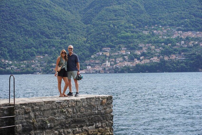 Lake Como Scenic Coastal Bike Tour with Waterfall & Villas 4