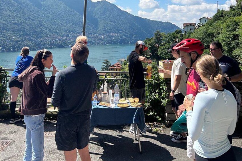 Snack break after the waterfall 2