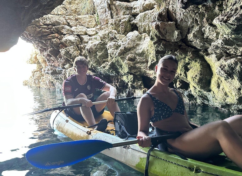 Picture 18 for Activity Pula: Cave and Islands Kayak Tour, Snorkeling and Drinks 2
