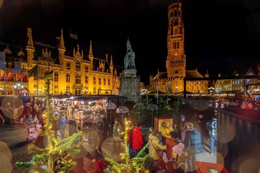 Picture 3 for Activity Brussels: Bruges & Ghent Tour w/ Christmas Market and Cruise 3