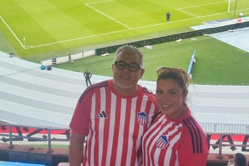 Soccer at the Metropolitan stadium with local fans 3
