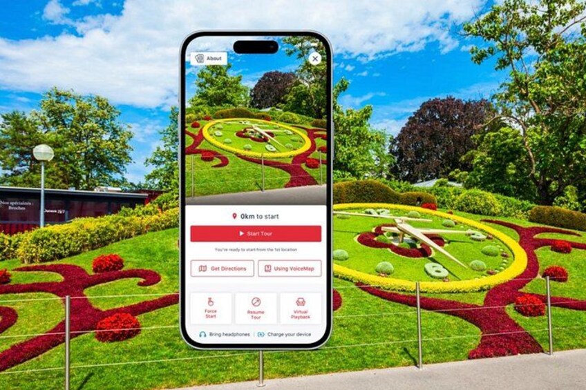 Geneva Left Bank: Flower Clock to Escalade Fountain Audio Guide 1