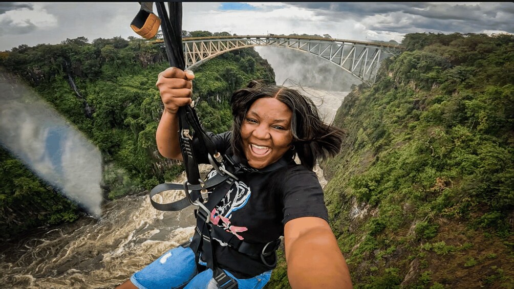 From Victoria Falls: Zip Line from the Victoria Falls Bridge 2