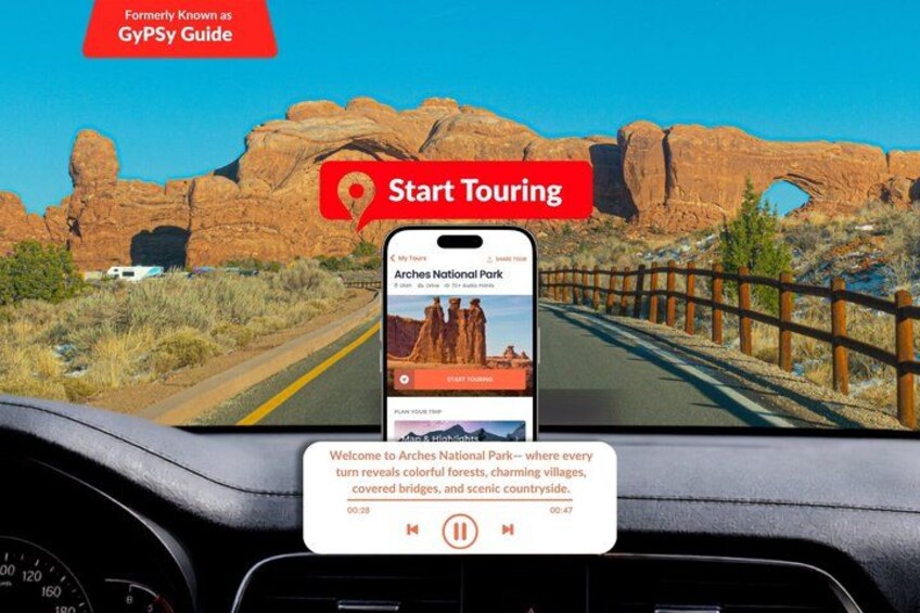 Self Guided Audio Driving Tour in Arches National Park 1