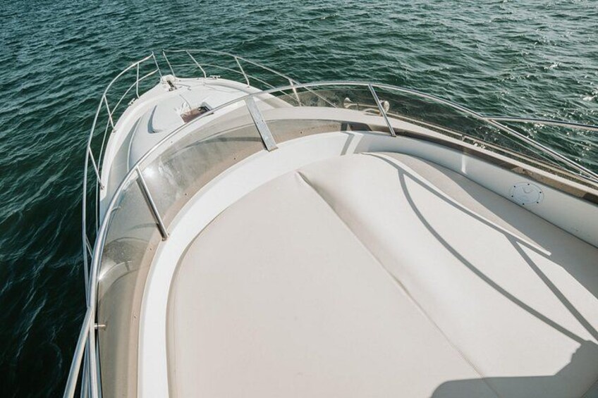 Sailing with sunset and swimming in the sea 2