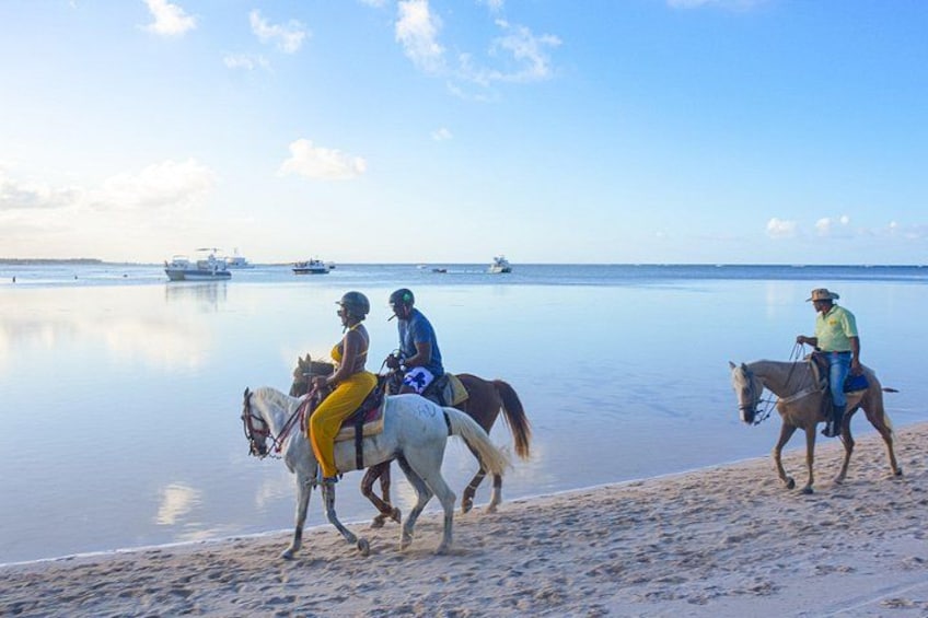 Shared horseback riding Punta Cana Beach 3