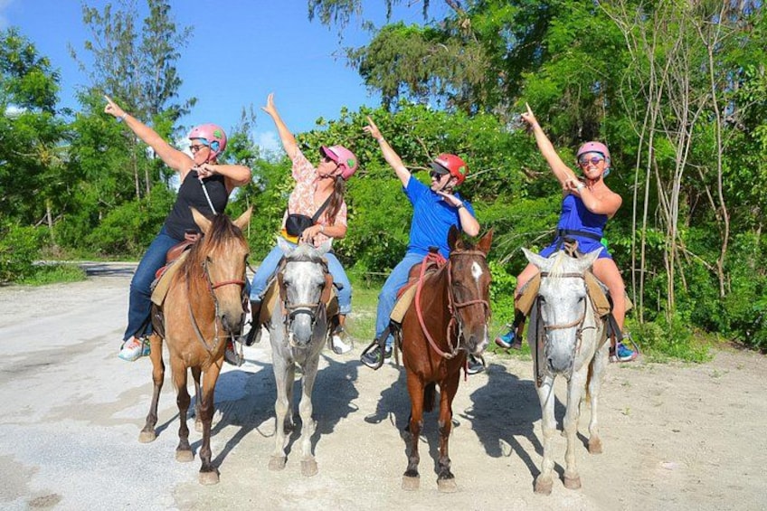 Shared horseback riding Punta Cana Beach 2