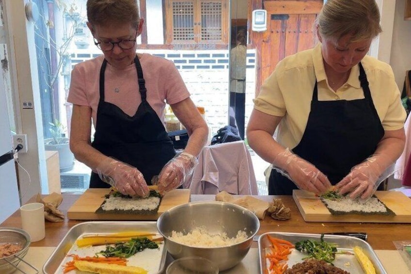 Learn Authentic Kimbap & Korean Fried Chicken in a Hanok 4
