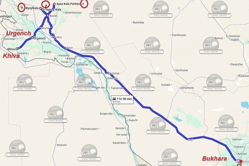 Private Tour from Khiva to Bukhara by Fortresses 2