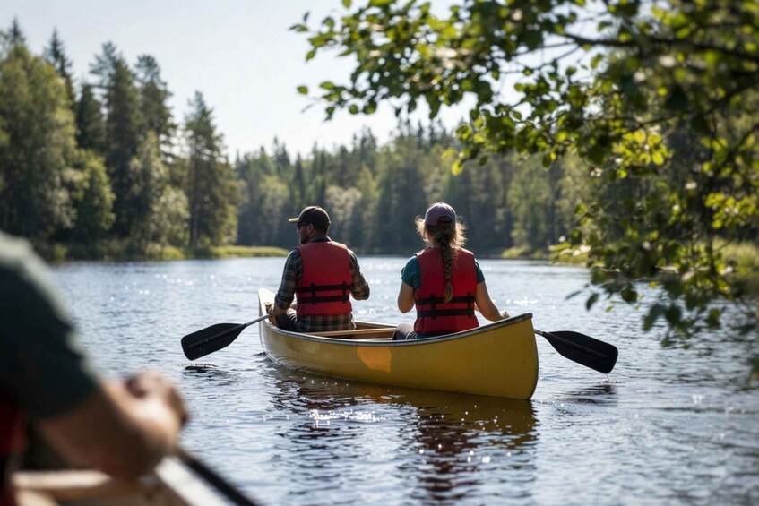 Picture 7 for Activity Rovaniemi: Canoeing Adventure on Lapland’s Lakes & BBQ 2