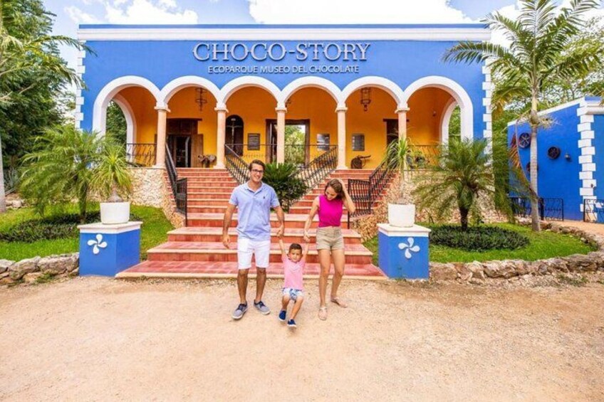 Chocolate Museum, hacienda-style main façade 2
