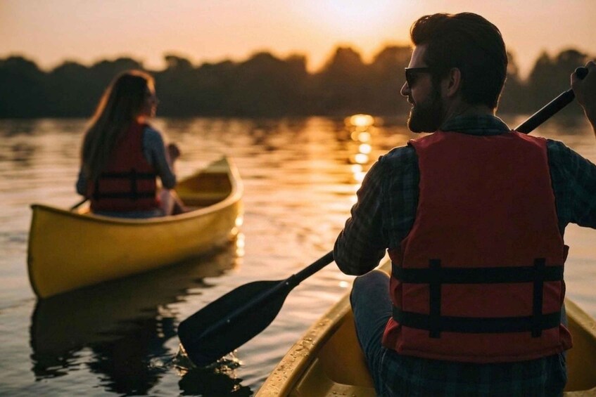 Rovaniemi: Midnight Sun Canoeing Adventure & BBQ 3