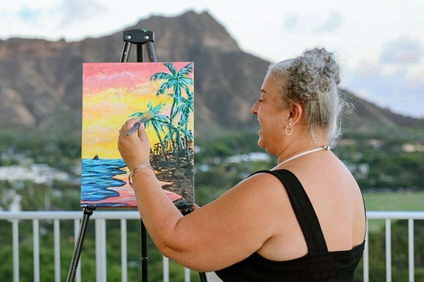 Paint right under Diamond Head 1