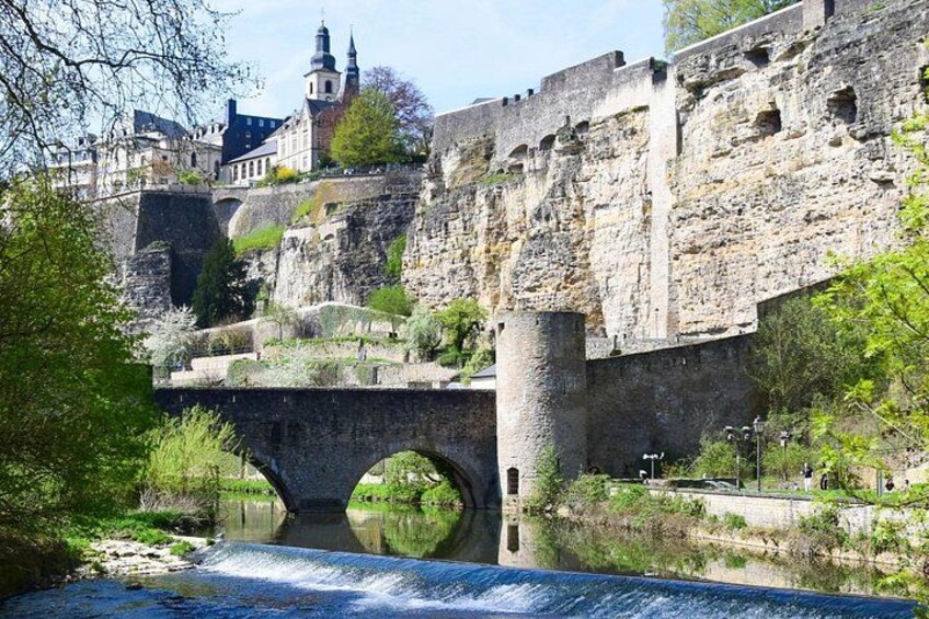 Stierchen Bridge and River Alzette 2