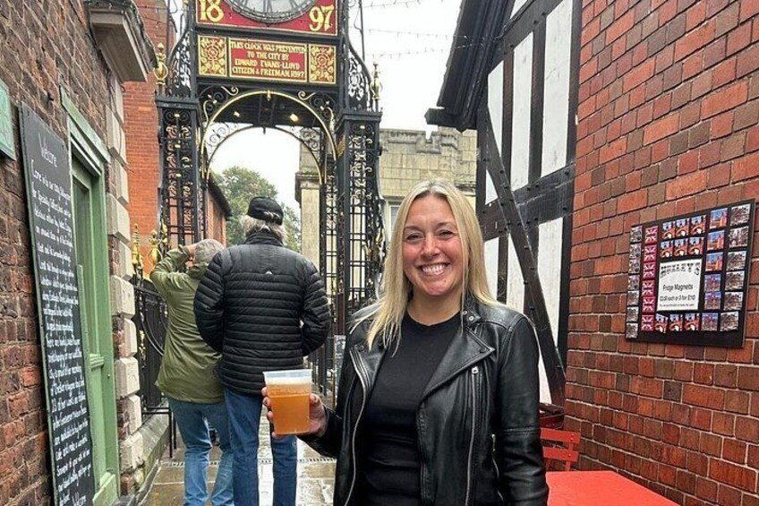 A wonderful way to spend your day! On a Chester food and drink tour. Get ready to relax! 3